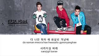 Epik High 'Don't Hate Me' Lyrics