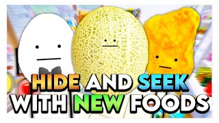 Roblox SECRET STAYCATION HIDE & SEEK WITH NEW FOODS!