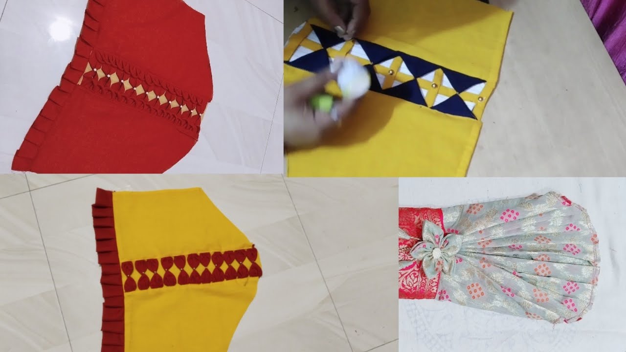 Four popular sleeves design/sleeves cutting and stitching/sleeves 