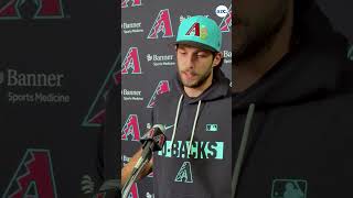 Zac Gallen reacts to being named Diamondbacks' Opening Day starter