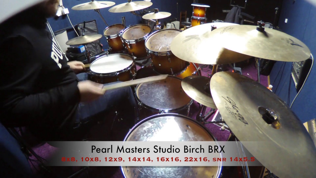 Pearl Masters Studio Birch 8/10/12/14/16/22 snare 14