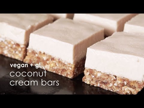 Coconut Cream Bars // Vegan // Gluten-Free