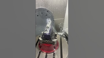 Fun 5 axis job today. #5axismachining #haas #CNC #mastercam