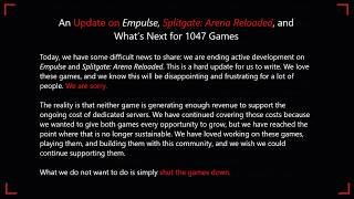 Full RIP Splitgate 2 News