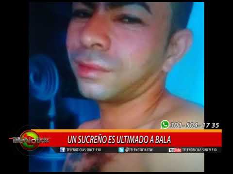 UN SUCREÑO ES ULTIMADO A BALA