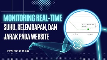 Visualisasi Monitoring Sensor Suhu, Kelembapan, dan Jarak pada Web Server secara Real-Time