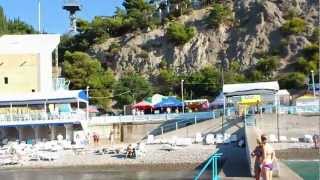 2012 07 22 2 Южный берег Крыма, Гаспра. Пляж Марат