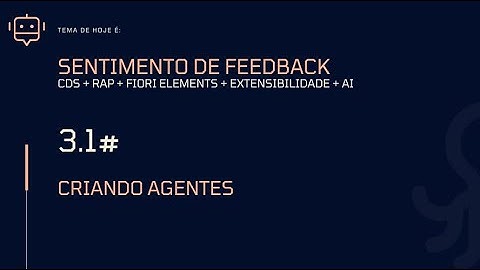 3.1 - Curso ABAP RAP + IA | Criando Agentes de IA