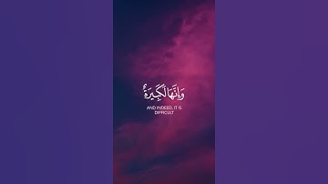 وَاسْتَعِينُوا بِالصَّبْرِ وَالصَّلاةِ.. 😴🎧 - القارئ عبدالرحمن مسعد || بدون حقوق