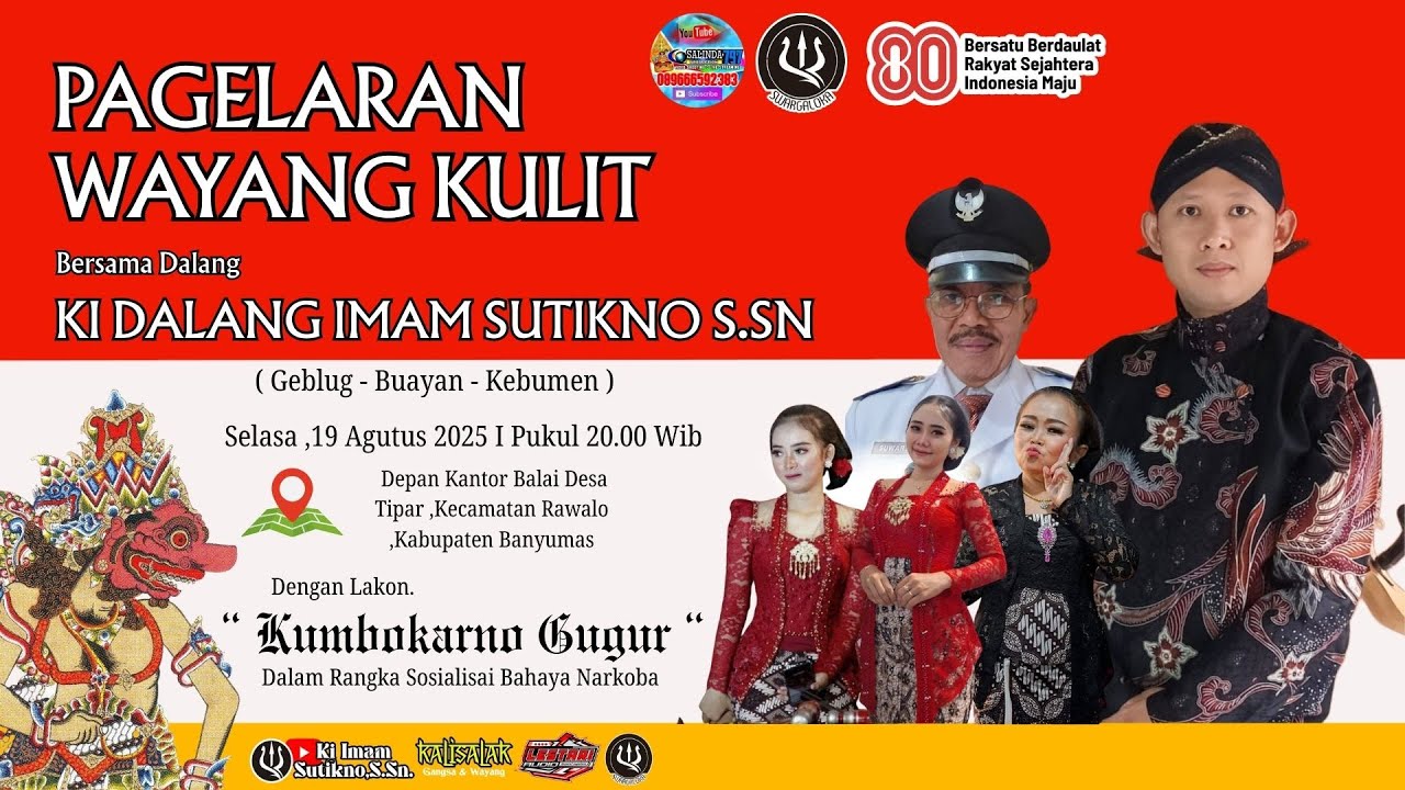 LIVE 🔴 WAYANG KULIT KI IMAM SUTIKNO S.Sn I LAKON KUMBOKARNO GUGUR I BT.CIBLEK SOR SER & TASIM BAWOR