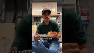 Costco pizza slice is 44g of protein!? 😮 #shorts