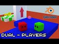 Dual-Player's Parkour Game Puzzle in Blender Game Engine (old video)
