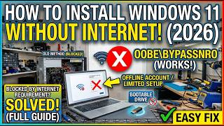 How To Set Up Windows 11 Without Internet or Microsoft Account