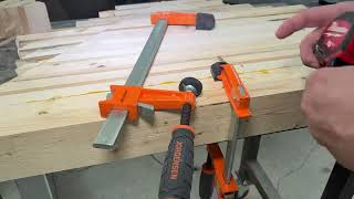 JORGENSEN 2PC 6인치 스틸퀵  F형 클램프 강력고정 목공용