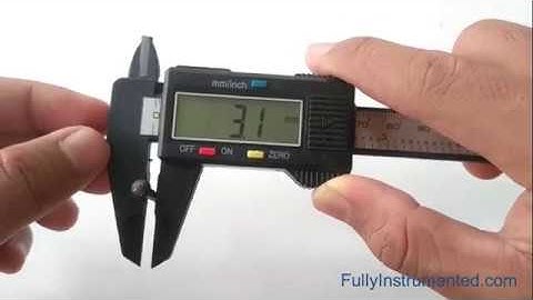 Reading A Digital Caliper