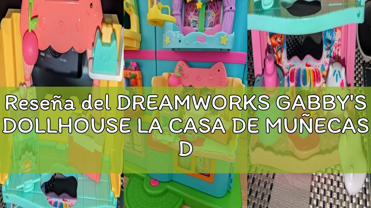 Reseña del DREAMWORKS GABBY'S DOLLHOUSE LA CASA DE MUÑECAS DE Gabby - Pack Cocina de Pastelillo de L