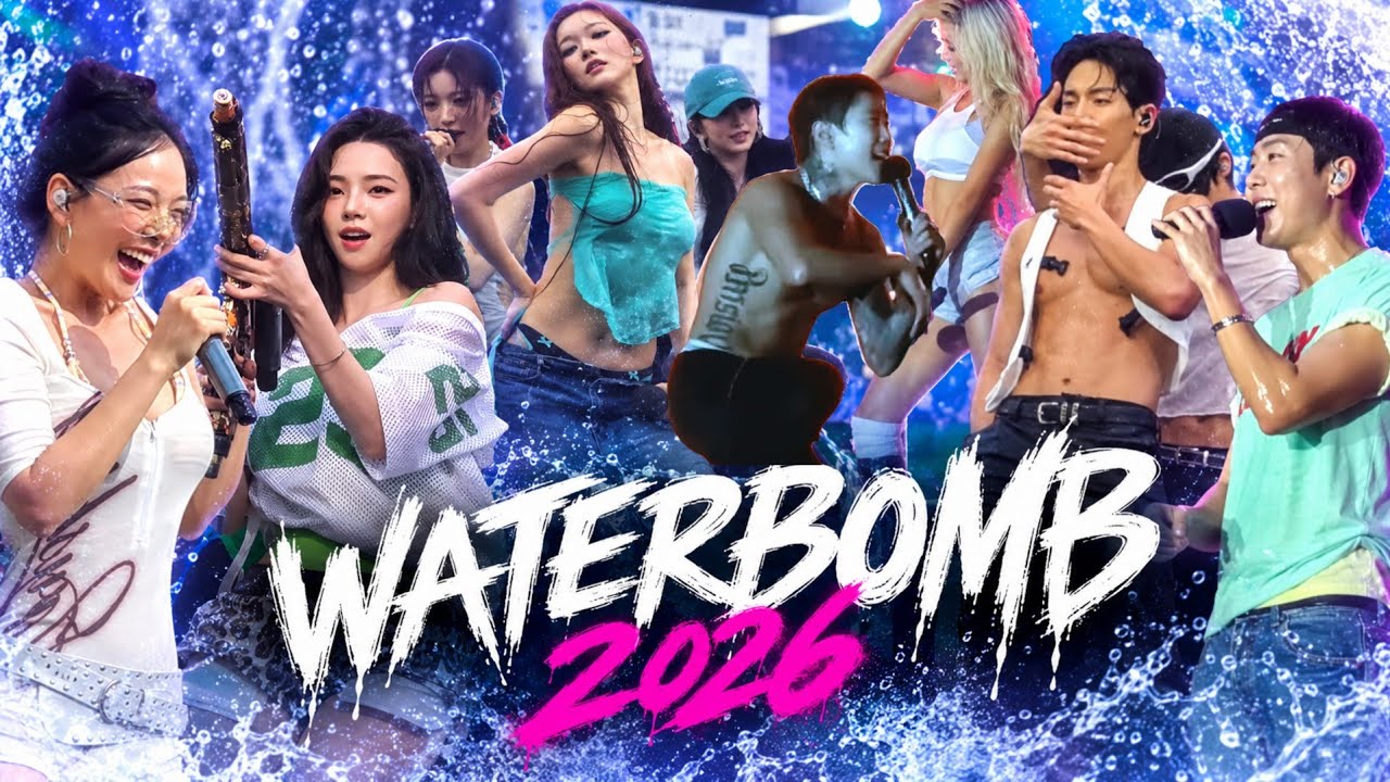 [4K/편집포기] 시원했던 워터밤 2026 토요일 직캠 모음(박재범,카리나,비비,셔누,형원,로꼬,그레이,하이어뮤직,ZELO,Billlie,DJ,댄서) | 26.07.25 (Sat)