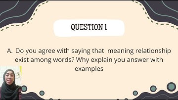 Understanding Semantics Part - 2  (Linguistics)