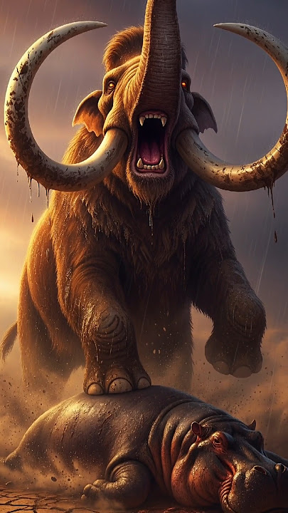 Dangerous animals Battle | (Tiger vs Mammoth 🦣🐯 | Who will win ????