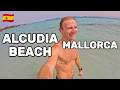 ALCUDIA Beach &amp; Swim Vlog on Arrival Day 🇪🇸 April 2026