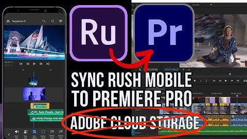 How To Export ADOBE RUSH Projects From Mobile Phone To Desktop PC PREMIERE PRO Without Cloud Storage