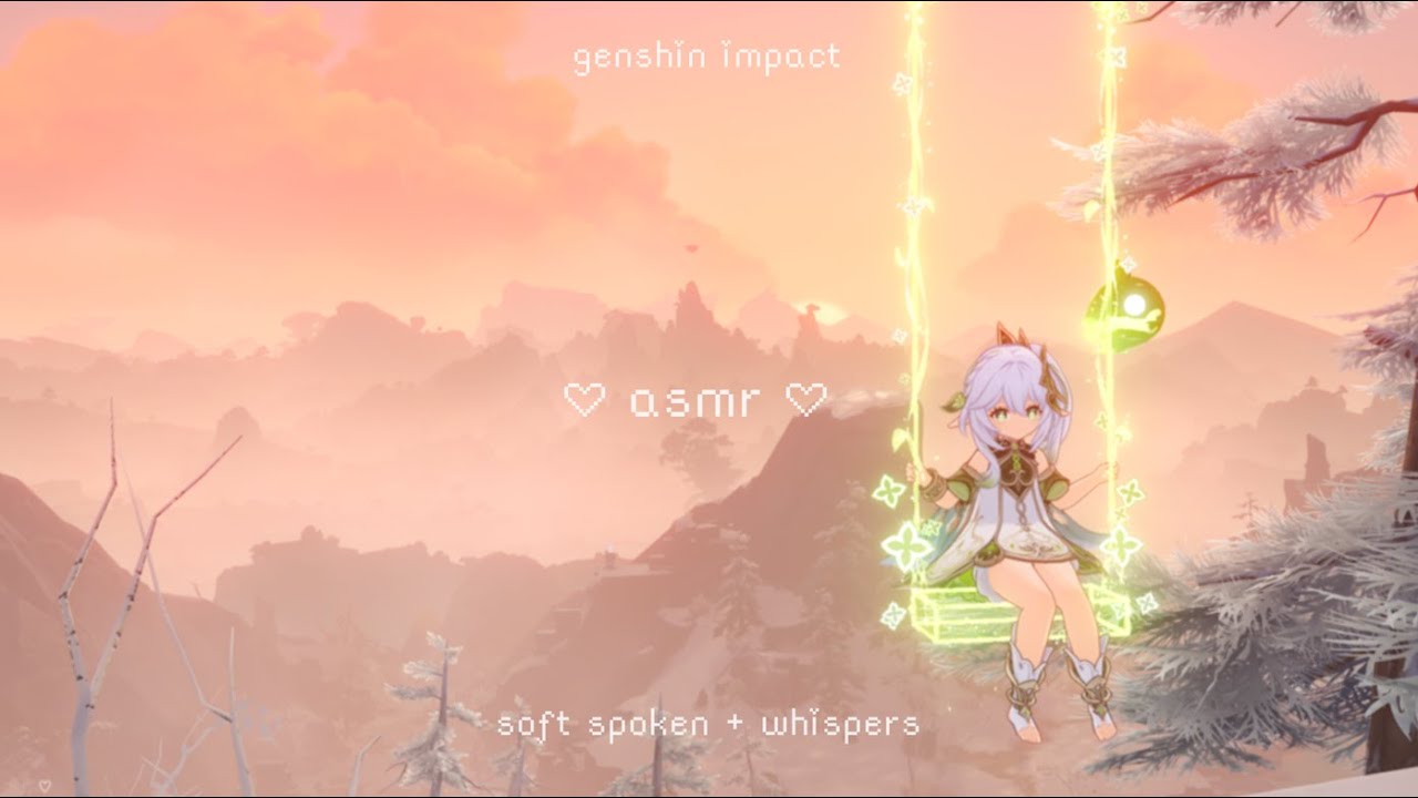 lets relax and play genshin impact together ♡🎮 gaming asmr 💤