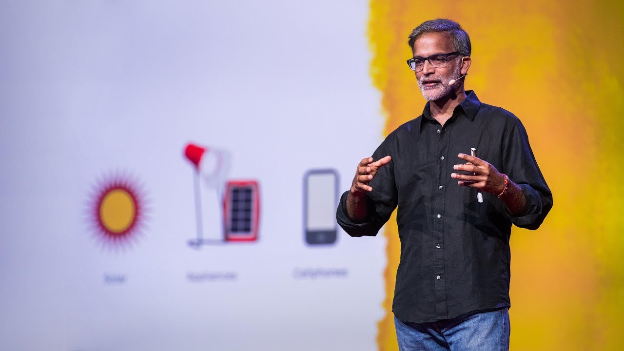 TED Talk about potential for off-grid solar energy content media