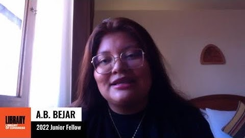 A.B. Bejar: 2022 Junior Fellows Program Display Day