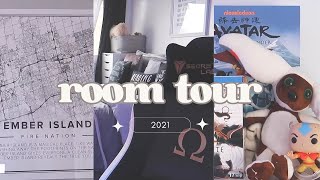 🧋 🍒 AESTHETIC ROOM TOUR 2021 | cozy, cute & artsy (anime + avatar edition)