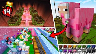 I Built The Most Efficient Wool Farm In Minecraft Hardcore