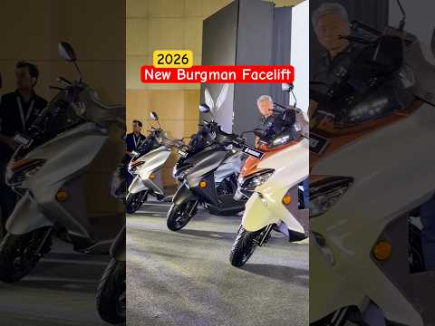 New Suzuki Burgman New Facelift Model 2026 #viralvideos #viralreels #burgmansuzuki