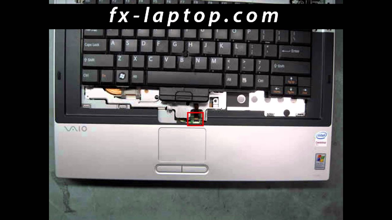 Disassembly Sony Vaio VGN BX series - replacement, clean, take