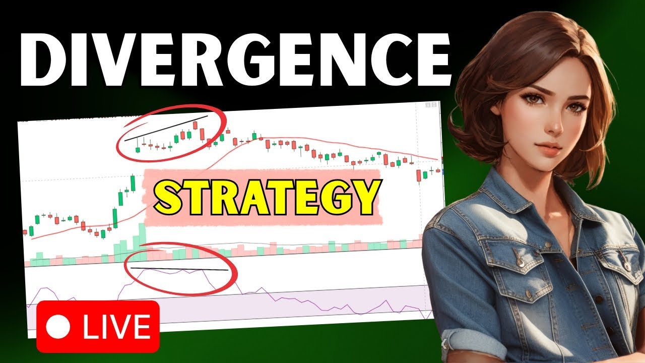 RSI Divergence Trading Strategy Explained For Beginners LIVE - YouTube