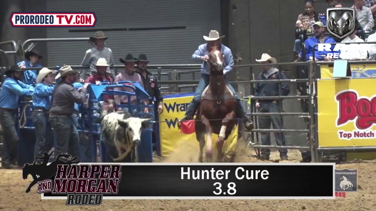 Hunter Cure | 3.8 Seconds | Dixie National Livestock Show & Rodeo - YouTube