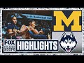 No. 6 Michigan Wolverines vs. No. 1 UConn Huskies Highlights 🏀 FOX College Hoops