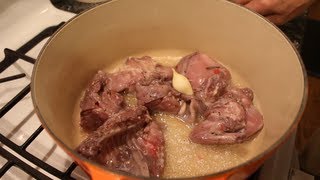 Rabbit Cacciatore with Polenta Recipe