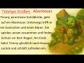 "Learn German with Timmy's Big Adventure 🇧🇪 ||A1-A2 German Story for Beginners ||