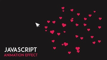JavaScript mouse moving animation effect | Mouse Curson follow JS | JS Project For Beginners