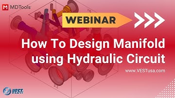 How to Design a Hydraulic Manifold with MDTools using the HyDraw CAD Circuit Diagram