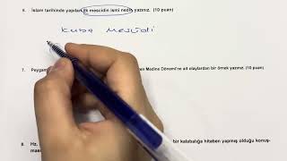 6.Sınıf Din Kültürü 2.Dönem 2.Yazılı