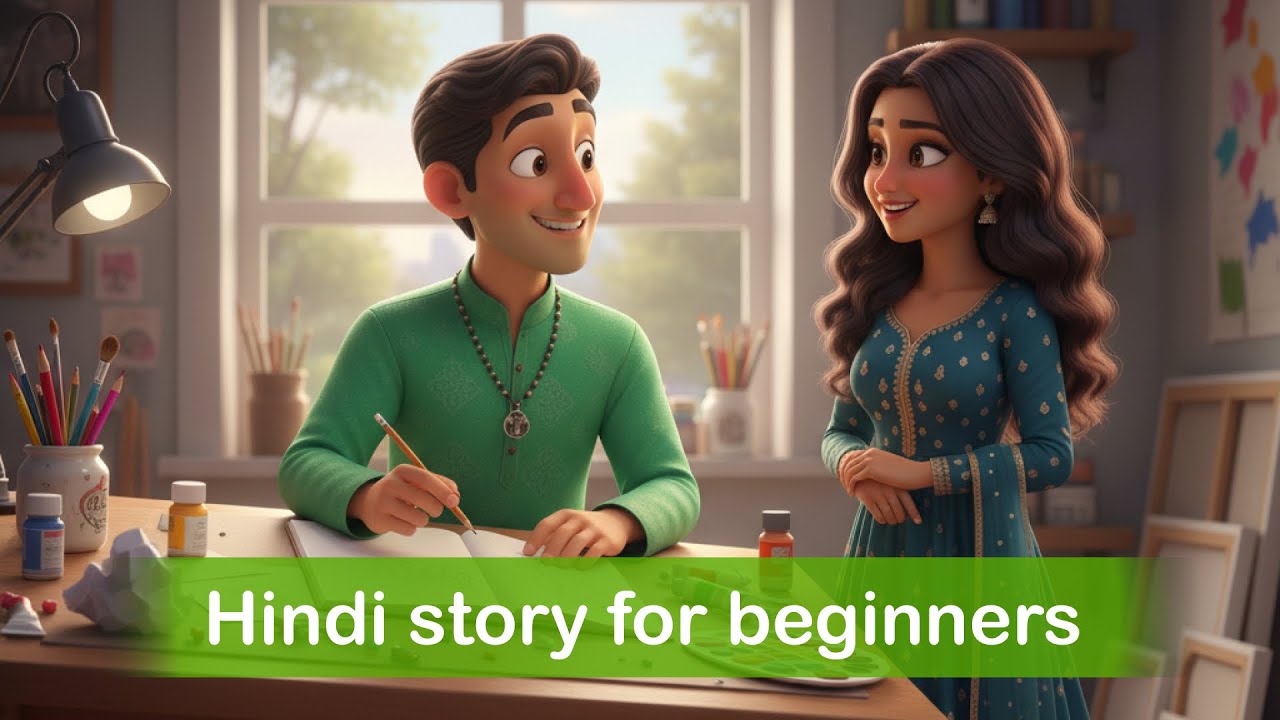Start Learning HINDI with SUPER EASY Story