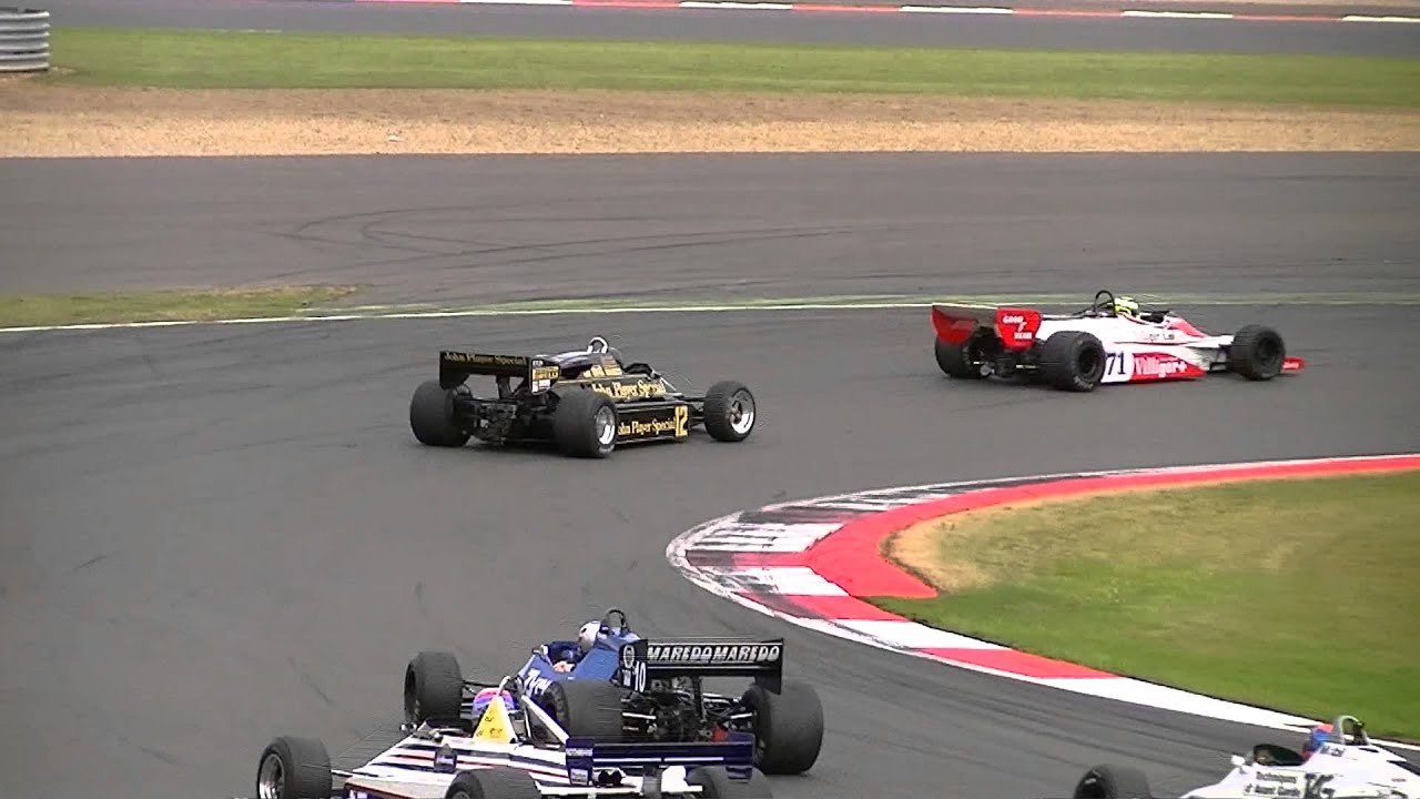 FIA Masters Historic Formula One Championship Formation Lap at Silverstone Classic 2013