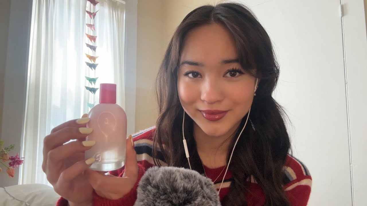 ASMR fast glass tapping on my perfume collection