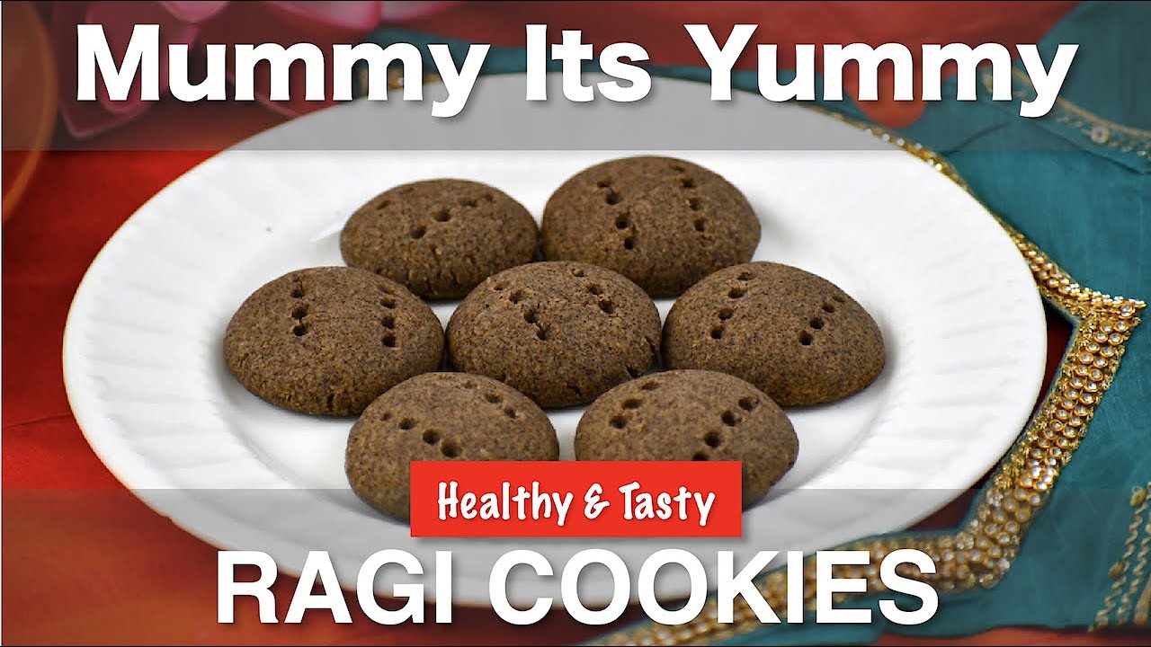 Eggless Ragi Biscuits Easy Eggless Ragi Cookies