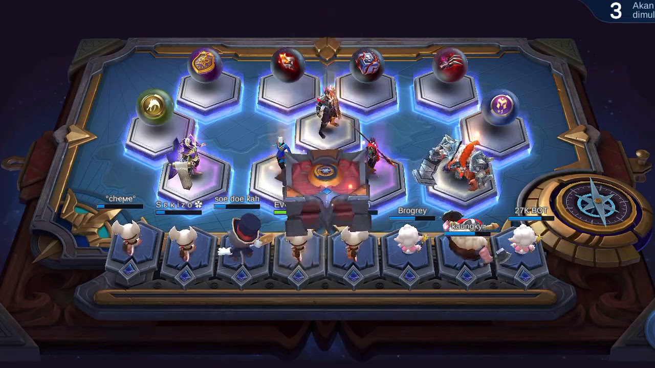 TUTORIAL MAGIC CHESS COMBO ASSASSIN AUTO WIN