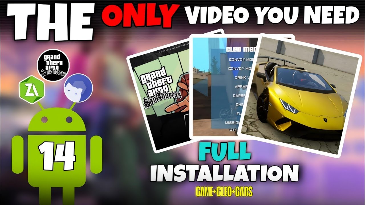 HOW TO INSTALL MODS IN GTA SAN ANDREAS ANDROID | CLEO CHEATS FOR GTA SA ...
