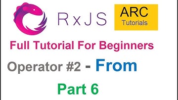 RxJS Tutorial For Beginners #6 - From Operator