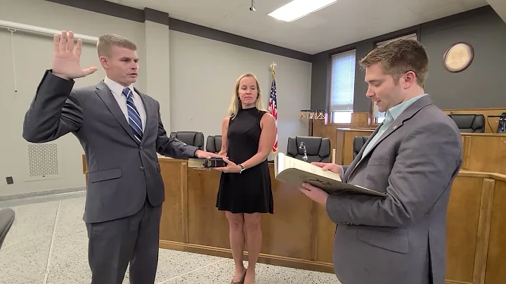 Deputy Mayor Jacob Pomasl Swearing in | August 31,...