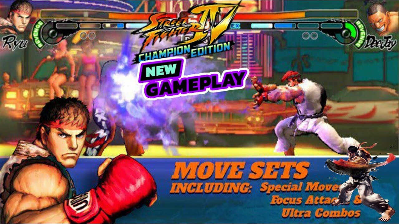 Street fighter IV champion edition mod Gameplay Andriod (no ppsspp