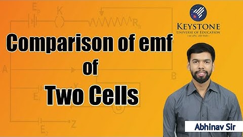 Comparison of EMFs of two cells||Physics(12th) ||